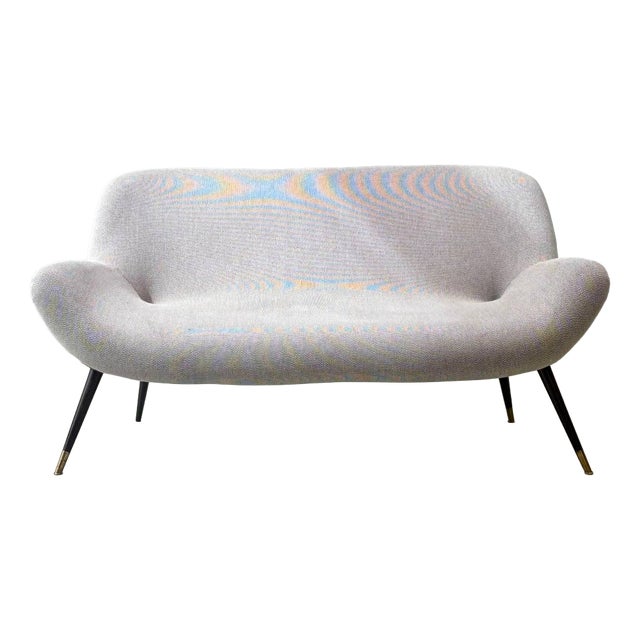 Mid-Century Two-Seater Sofa, 1950s For Sale