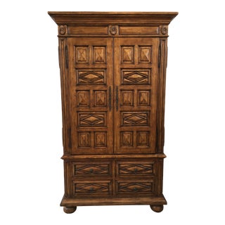 Contemporary Spanish-Style Armoire For Sale