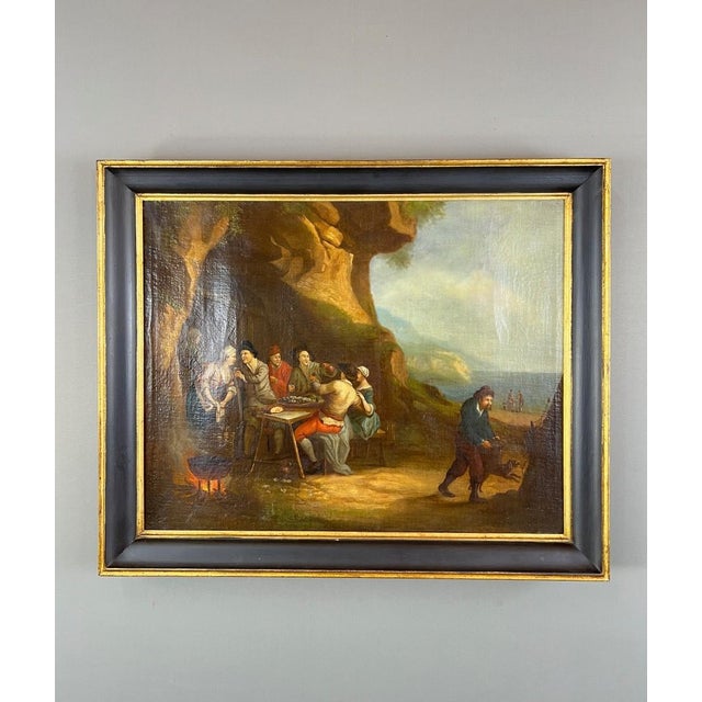 Flemish School Artist, 18th Century, Oil Painting on Canvas For Sale - Image 6 of 6