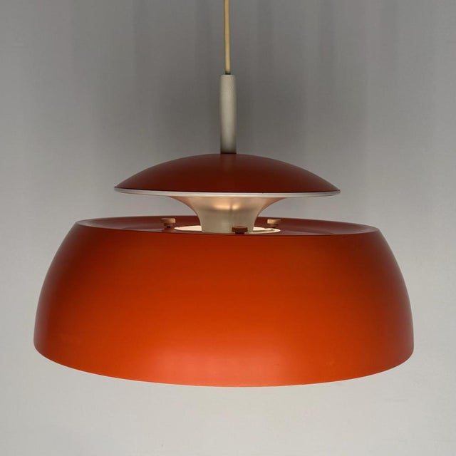 Space Age UFO Cascade Lamp in Aluminum from Temde, 1970s For Sale - Image 6 of 9