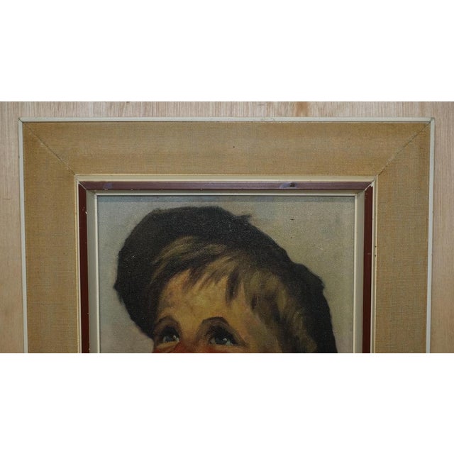 Brandsma, Young Boy, 1930, Oil on Canvas, Framed For Sale - Image 3 of 18
