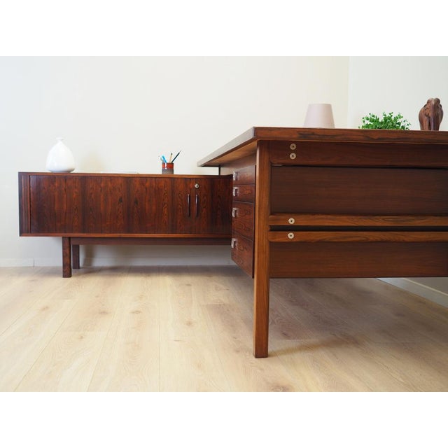 1960s Danish Rosewood Desk by Arne Vodder for Sibast, 1960s For Sale - Image 5 of 17