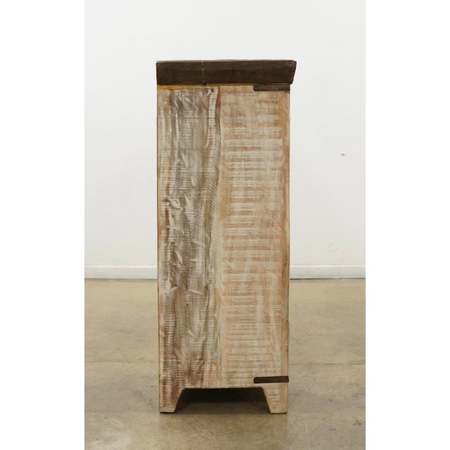 Reclaimed Wood Metal-Clad Top Sideboard For Sale In Austin - Image 6 of 18