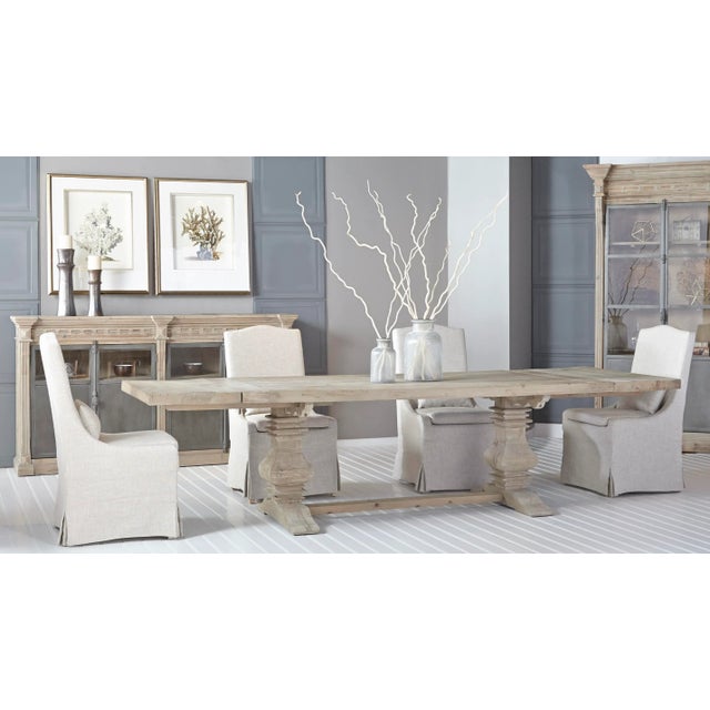 Colette Linen Slipcover Dining Chairs, Set of 2 For Sale - Image 10 of 13