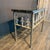 1980s Antique French Wrought Iron Console Table With Balcony Railing and Marble For Sale - Image 5 of 10