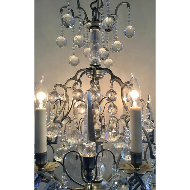 2010s Traditional Italian Swarovski Chandelier For Sale - Image 5 of 7
