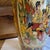 Large Vintage Asian Style Hand Painted Satsuma Orange Vase For Sale In Atlanta - Image 6 of 12