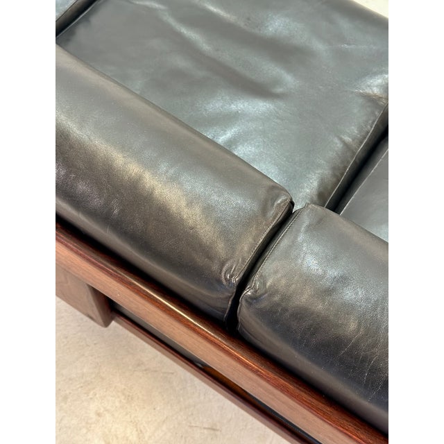 Bastiano Leather Sofa by Afra and Tobia Scarpa for Gavina, 1960s For Sale - Image 14 of 16