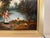 Mid 20th Century Signed European Oil Painting Mid Century Genre Landscape Cottage Scene For Sale - Image 12 of 13
