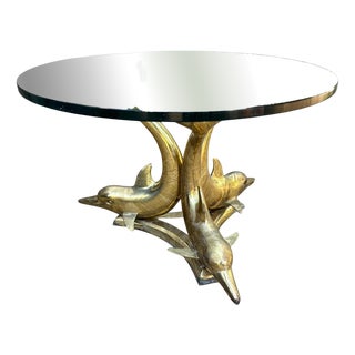 Three Dolphins Coffee Table, 1950s For Sale