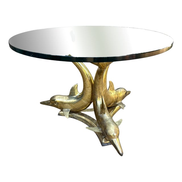 Three Dolphins Coffee Table, 1950s For Sale