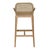 Outdoor Teak & Faux Rope Bar Stool For Sale - Image 9 of 12