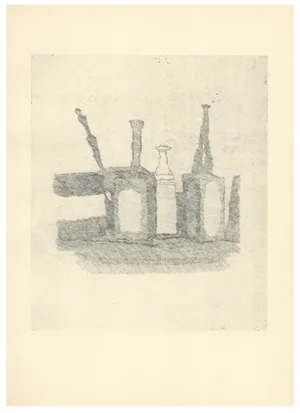 Giorgio Morandi, Still Life with Boxes and Bottles, 1933-1957, Lithograph