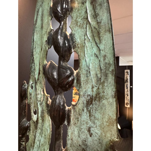 Sculpture in Polychrome Bronze by Cristian Todié For Sale - Image 3 of 9