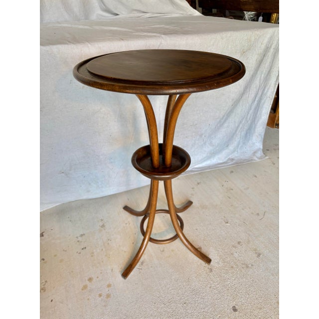 Early 20th Century French Thonet Style Bentwood Side Table For Sale - Image 10 of 12
