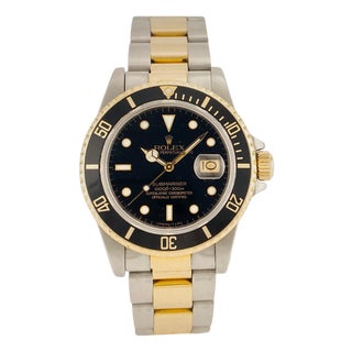 Submariner Gold Steel Watch from Rolex, 1986 For Sale