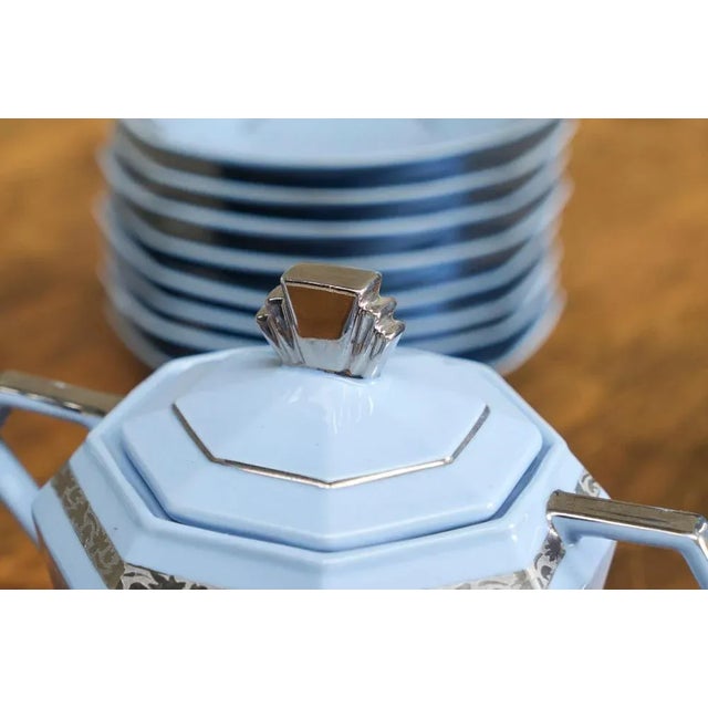 Vintage Belgian Art Deco Coffee Set, 1920s, Set of 22 For Sale - Image 13 of 18