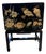 Vintage Lacquered Chest With Birds & Floral Motif on Stand, Chinoiserie Style [Rg] For Sale