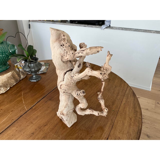 Vintage Wood Sculpture For Sale - Image 4 of 7