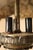 Vintage Hollywood Regency Pierced Metal Statement Table Lamps - A Pair For Sale In New York - Image 6 of 10