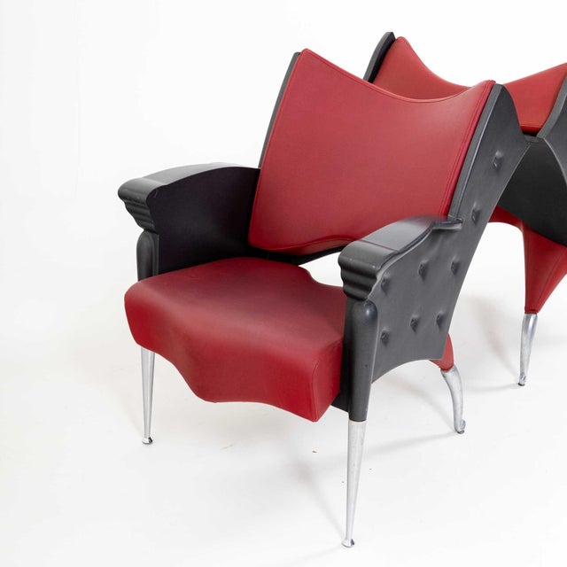 1990s Armchairs Mod. Maletak by Bořek Šípek for Maletti, Italy 1992 For Sale - Image 5 of 18