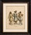 Nenet Woman, Aleut Man & Inuit Youth, Brodtmann Lithograph, 1816 This original hand-colored lithograph presents a...