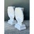 Late 20th Century Vintage Cast Cement Shell Form Pedestals - Pair For Sale - Image 5 of 12