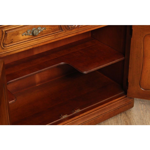 Henredon French Provincial Style Flip Top Server For Sale - Image 10 of 12