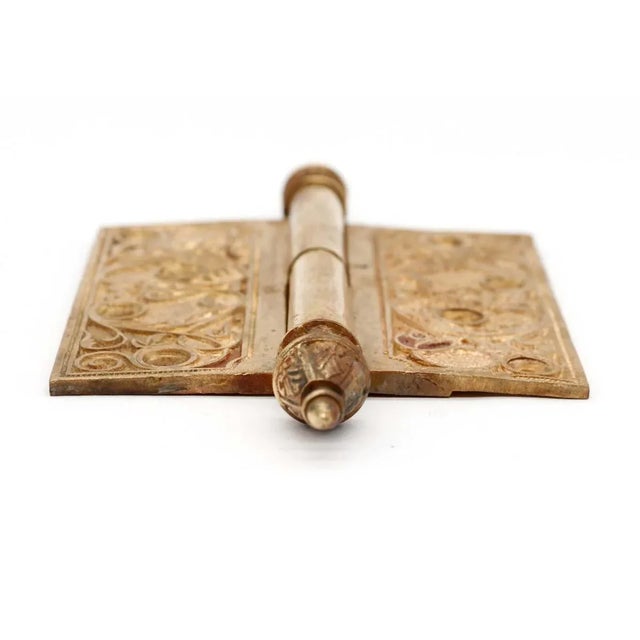 Early 20th Century Bronze Right Lift Off Butt Door Hinge For Sale - Image 4 of 7