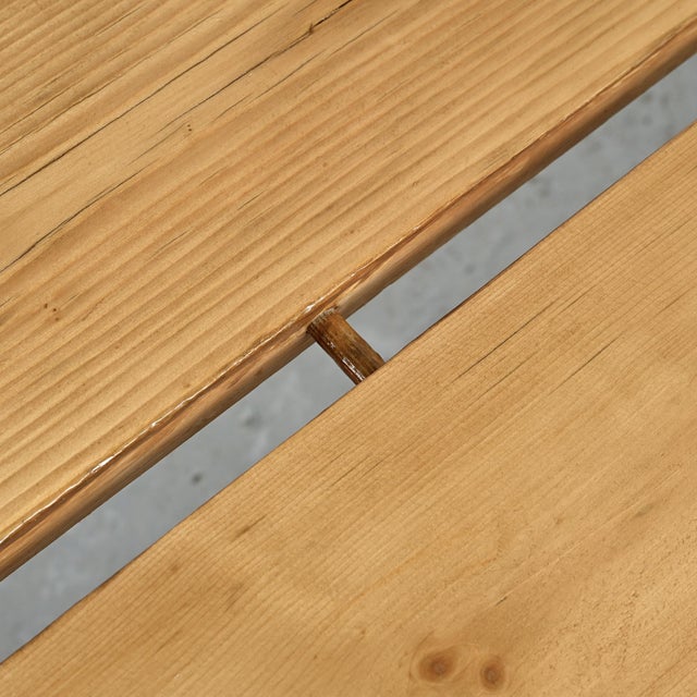 Pine Bench from Les Arcs, France, 1973 For Sale - Image 4 of 12