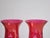 Cranberry Glass Uricane Lamp Shades-a Pair For Sale - Image 11 of 12
