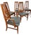 Bring timeless elegance to your dining room with this set of six Mid-Century Modern walnut dining chairs by Young...