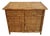 Vintage MCM Bamboo Rattan Woven Wicker Cabinet For Sale