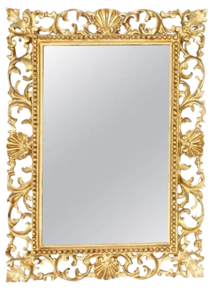 Antique Italian Florentine Giltwood Mirror, 19th Century
