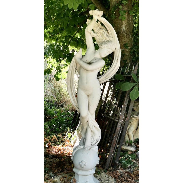 Dancing Maiden Marble Sculpture by Papini, 1950s For Sale - Image 9 of 14