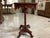 Antique Solid Mahogany Harp Art Nouveau Table Usa Pretty For Sale In South Bend - Image 6 of 14