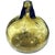 1970's Blown Olive Green Art Glass Demijohn Bottle For Sale - Image 6 of 9