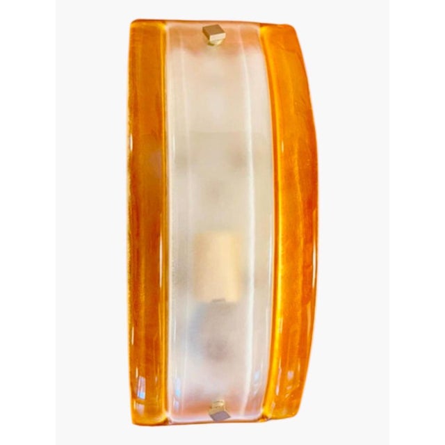Superb Mazzega wall lighting glass Murano with structure. The Design and the quality of the glass make this piece the best...