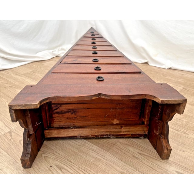 Vintage Nova Furniture Chest of Drawers Pyramid Shape Apothecary Storage Dresser For Sale - Image 13 of 13