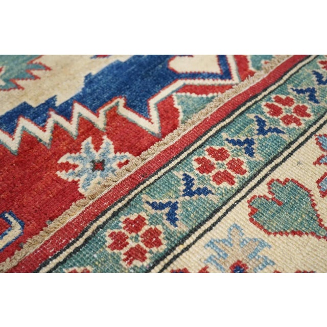 Traditional Kazak Runner 5'0" X 16'4'' For Sale - Image 3 of 10