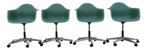 Plastic Pacc Armchairs by Charles & Ray Eames for Vitra, 2000s, Set of 4