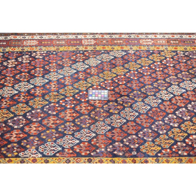 Late 18th Century Antique Persian Khamseh Rug 5'3'' x 9'6'' For Sale - Image 11 of 11