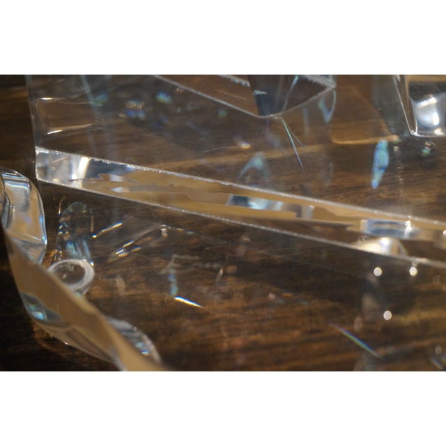 Contemporary 1970s Eric Bauer Lucite Sculpture For Sale - Image 3 of 10