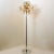 Gold Italian Disc Floor Lamp, 1970 For Sale - Image 8 of 9
