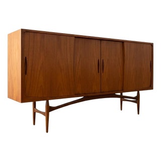 Vintage Danish Sideboard in Teak, 1950s For Sale