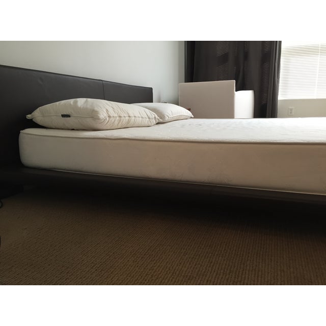 King Size Leather Platform Bed Chairish