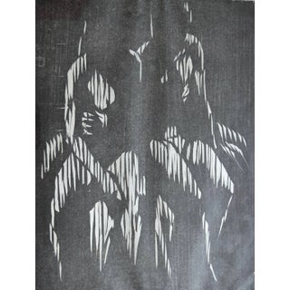 Gerald Anthony Coles Two Seated Figures 1958 For Sale