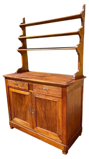 Louis Philippe Style Walnut Dresser, 19th Century