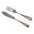 1980s Silver Set of 12 Pair Fish Eaters, Fish Forks & Fish Knives, La Regence For Sale