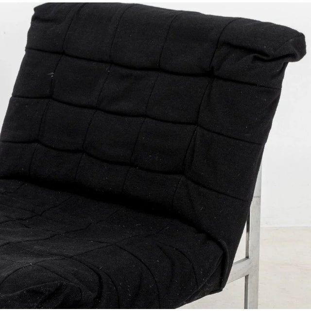 Italian Modern Chrome Lounge Chairs, Pair For Sale In New York - Image 6 of 6